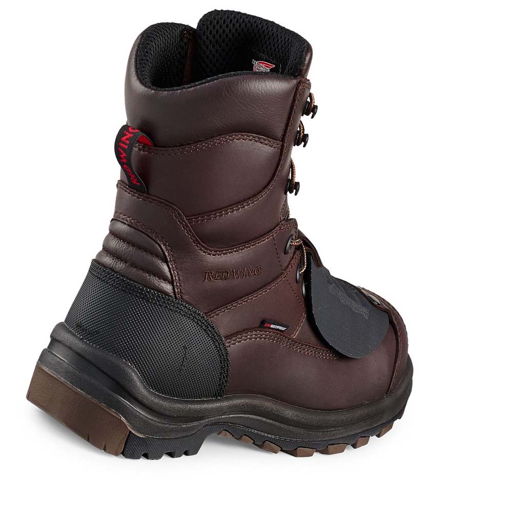 Red Wing King Toe® 8-inch CSA Metguard Safety Toe Men's Waterproof Boots Burgundy | ZA 360JPQ